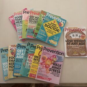 Lot of 14 Prevention Magazines 2019 2022 2023